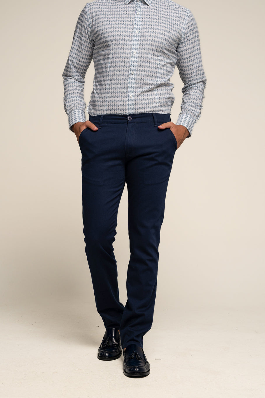 Muške pantalone classic PLAVE