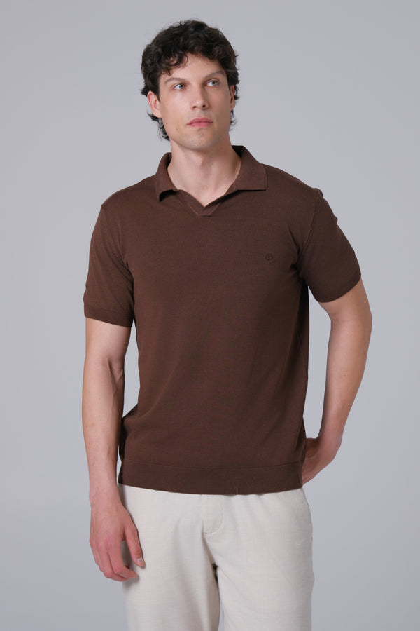 Muška majica končana braon