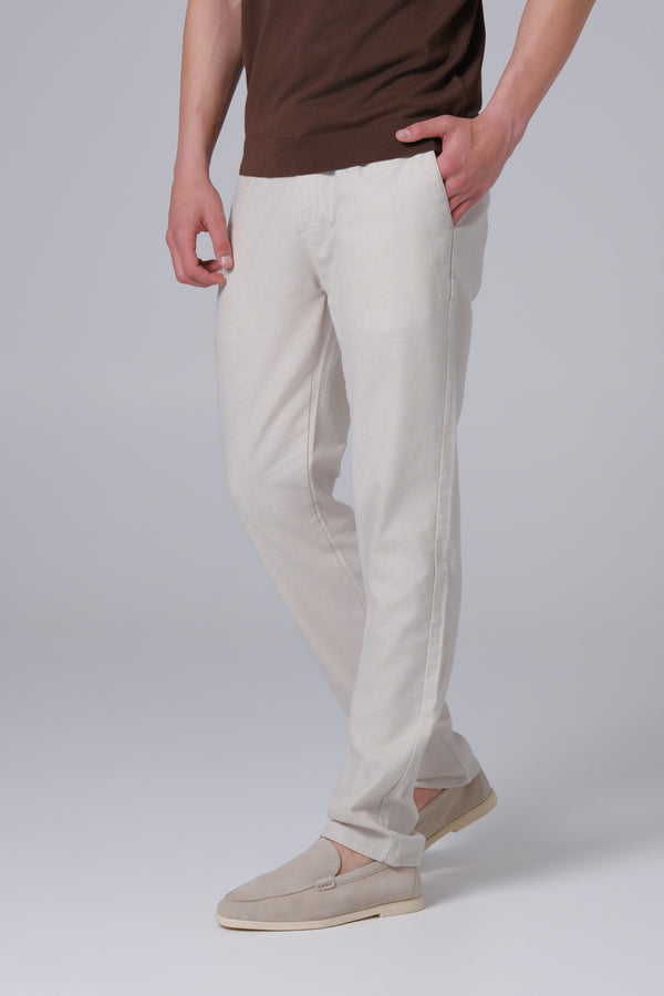 Svetlo Bež muške pantalone LAN