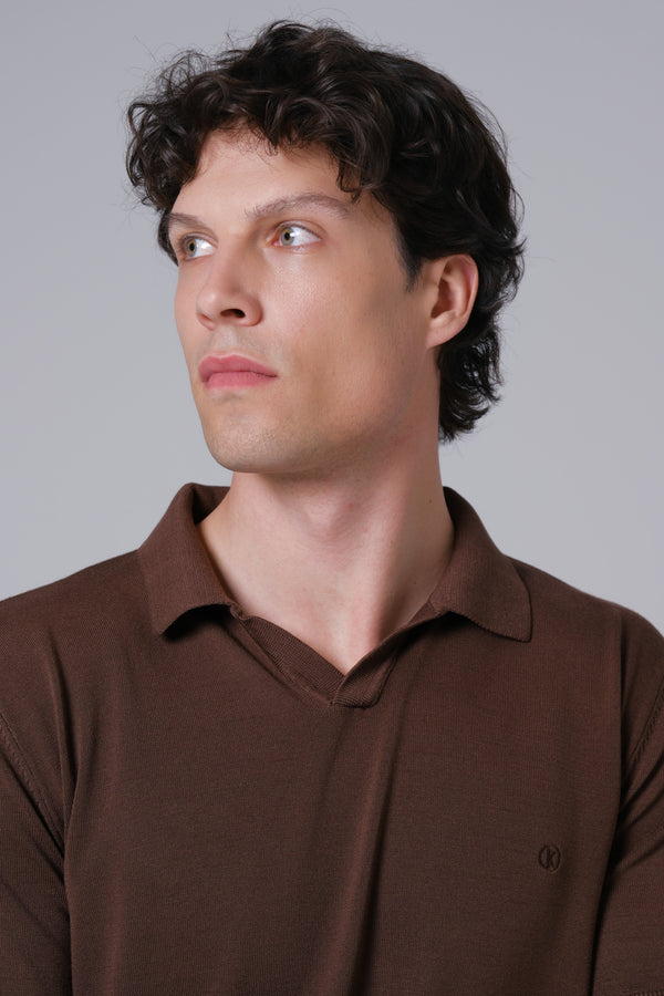 Muška majica končana braon