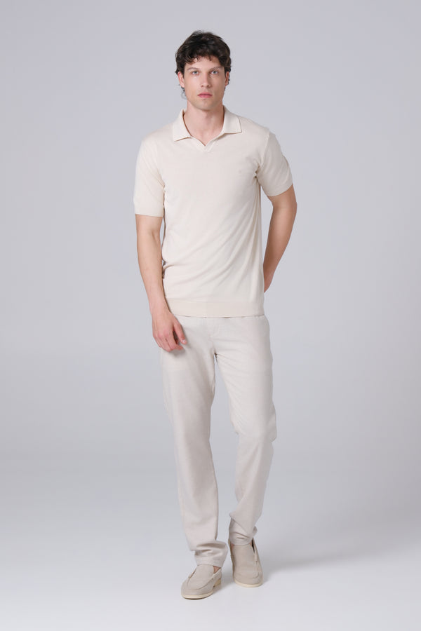 Muška majica končana bež