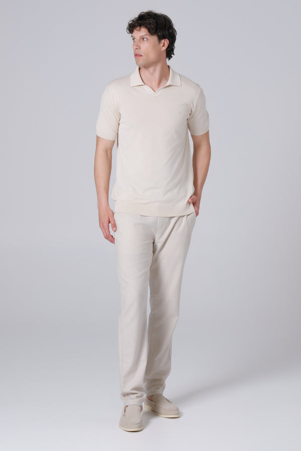 Muška majica končana bež