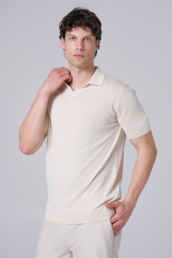 Muška majica končana bež