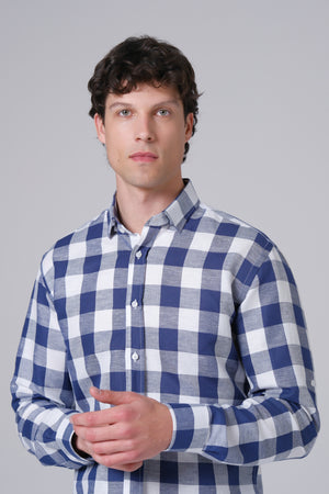 Muška lanena košulja KARO