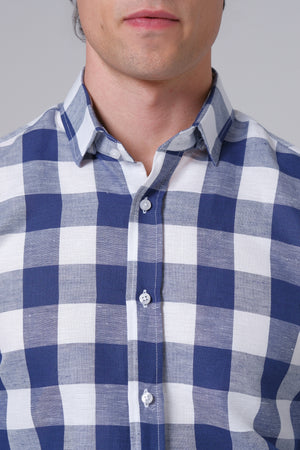 Muška lanena košulja KARO