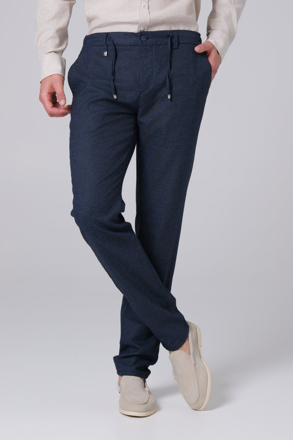 Teget muške pantalone LAN