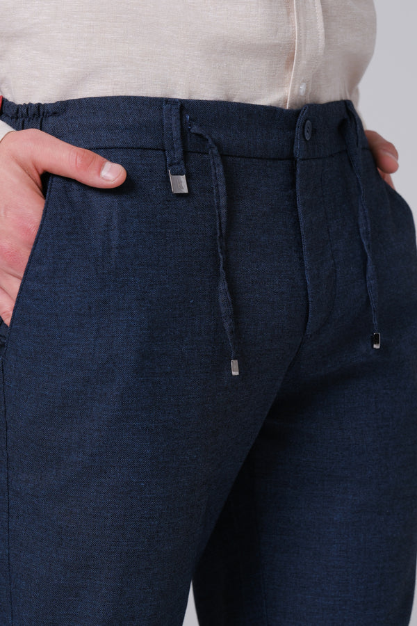 Teget muške pantalone LAN