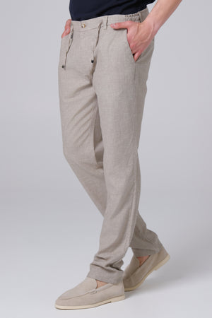 Bež muške pantalone LAN