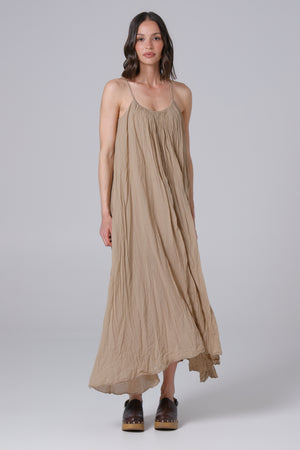 Nika ženska haljina oker