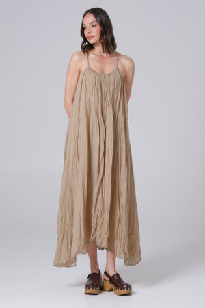 Nika ženska haljina oker