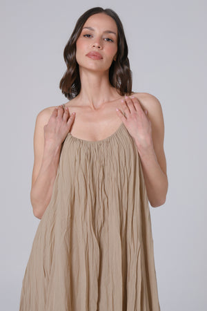 Nika ženska haljina oker