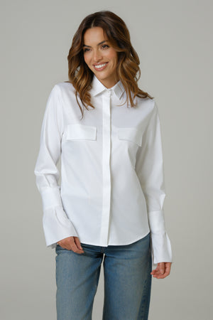 109826 BELA ženska košulja