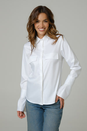 109826 BELA ženska košulja