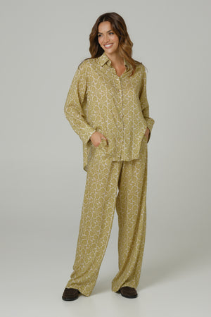 Ženski komplet 100% viskoza zeleni