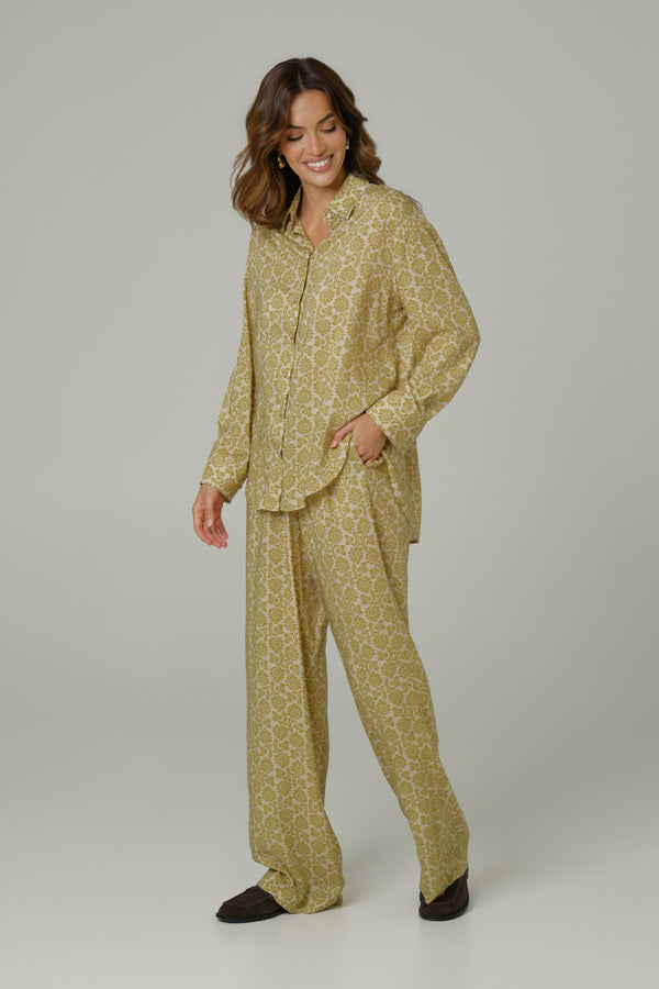 Ženski komplet 100% viskoza zeleni