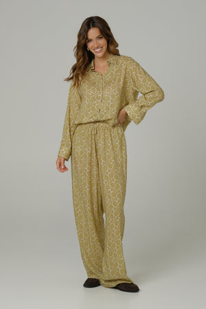 Ženski komplet 100% viskoza zeleni