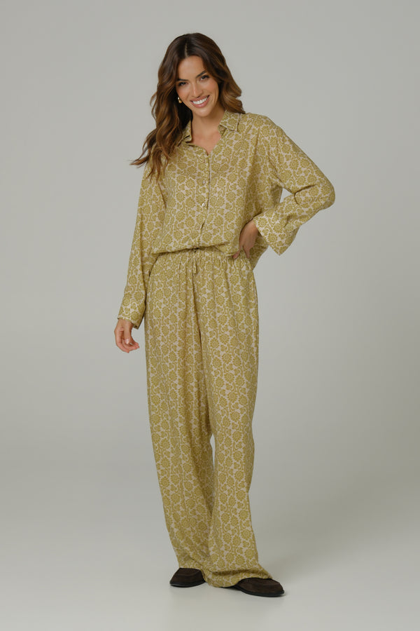 Ženski komplet 100% viskoza zeleni