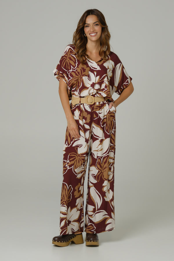 Ženski komplet 100% viskoza  bordo