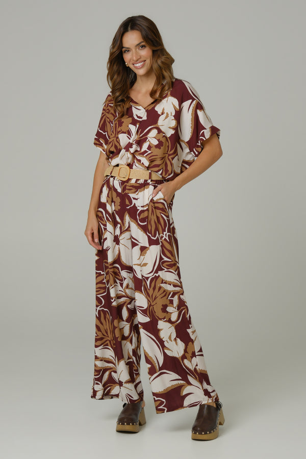 Ženski komplet 100% viskoza  bordo