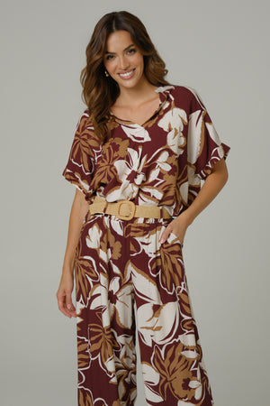 Ženski komplet 100% viskoza  bordo