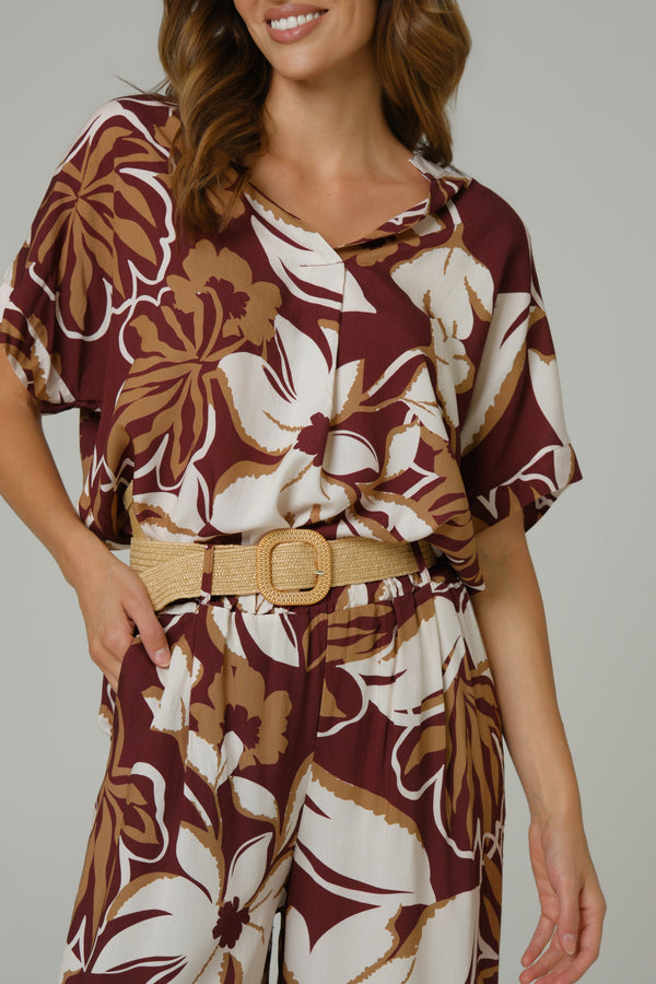 Ženski komplet 100% viskoza  bordo