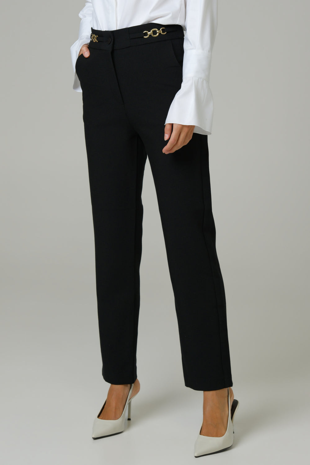 Ženske pantalone 156ž126 CRNE