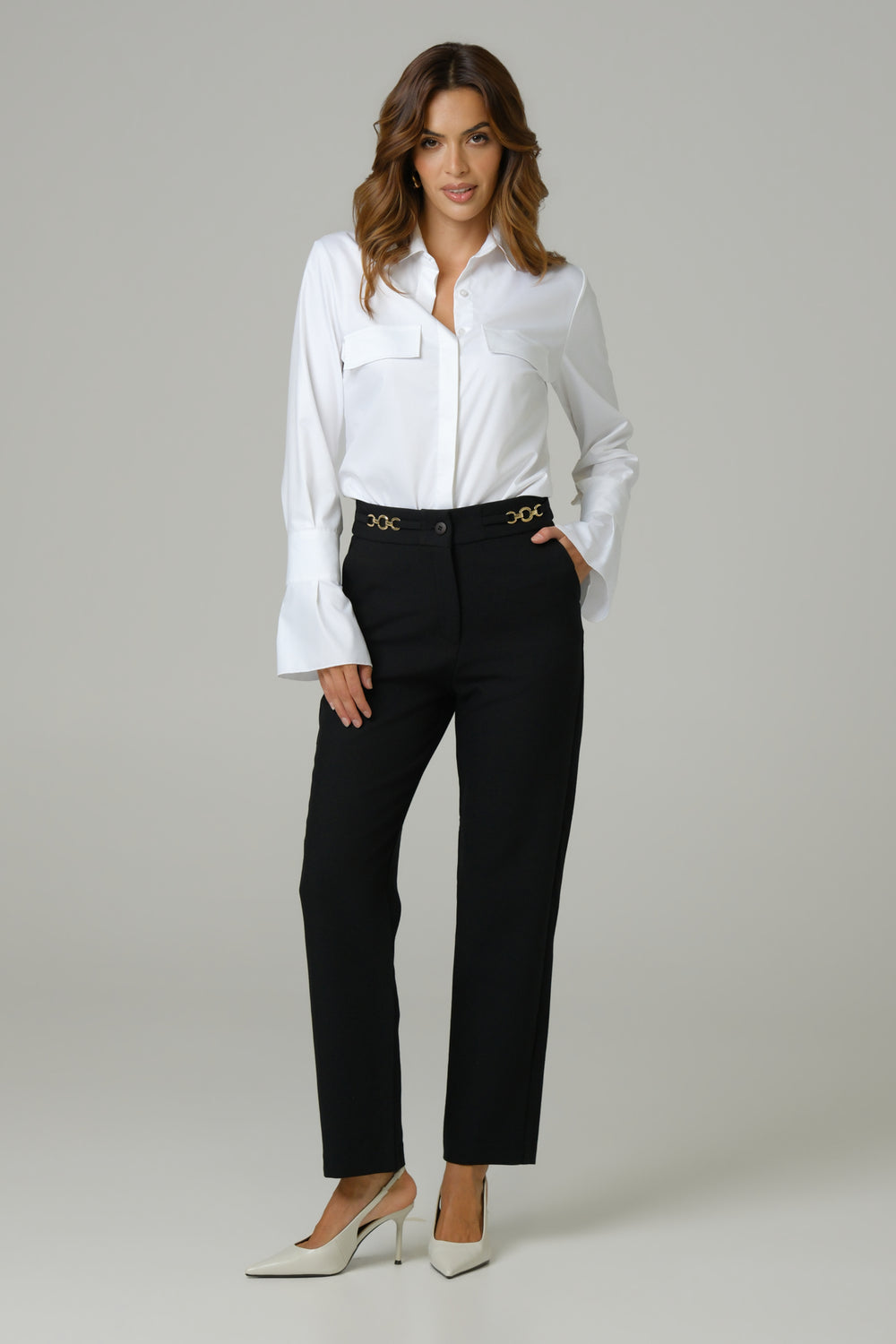 Ženske pantalone 156ž126 CRNE