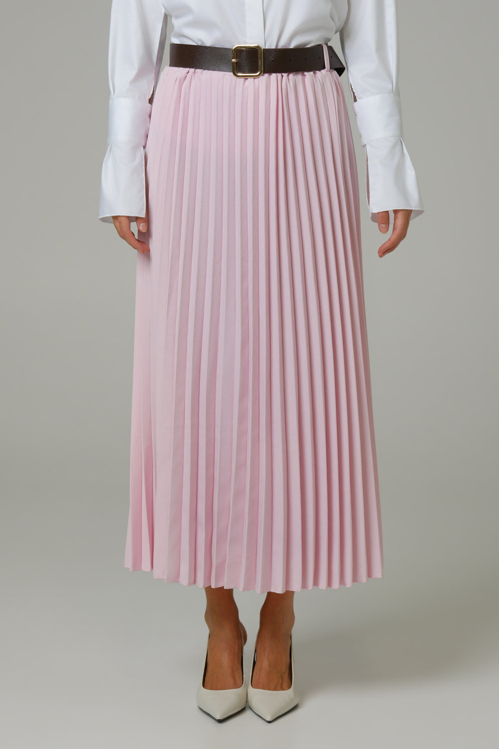 Ženska suknja plisirana roze 334226