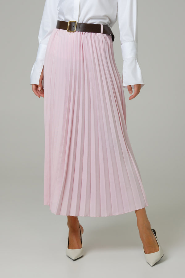 Ženska suknja plisirana roze 334226