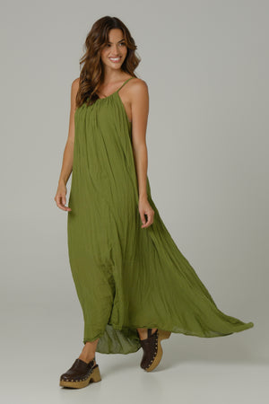 Nika ženska haljina ZELENA