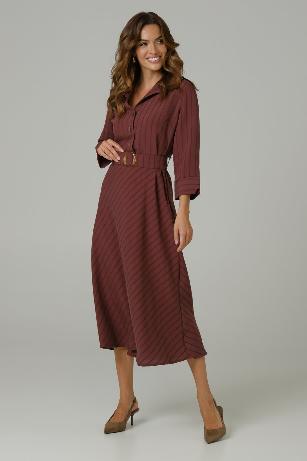 Božica ženska haljina BORDO