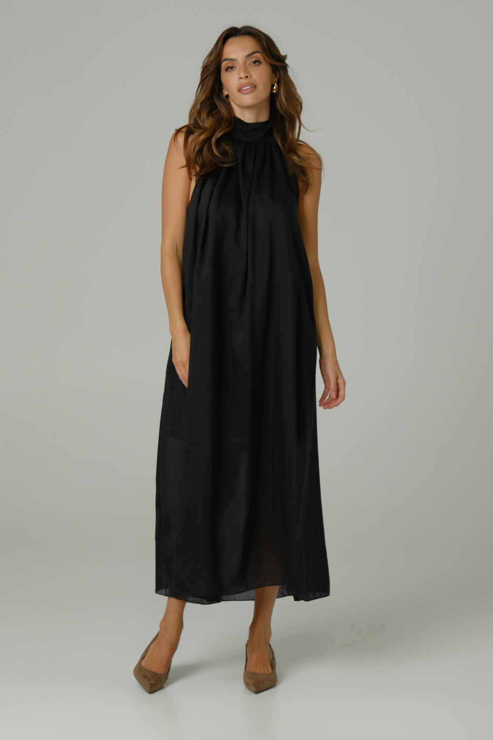 Agata ženska haljina crna