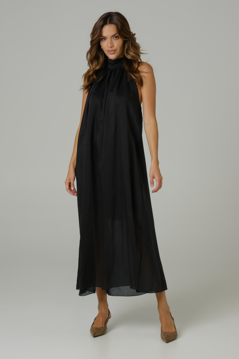 Agata ženska haljina crna