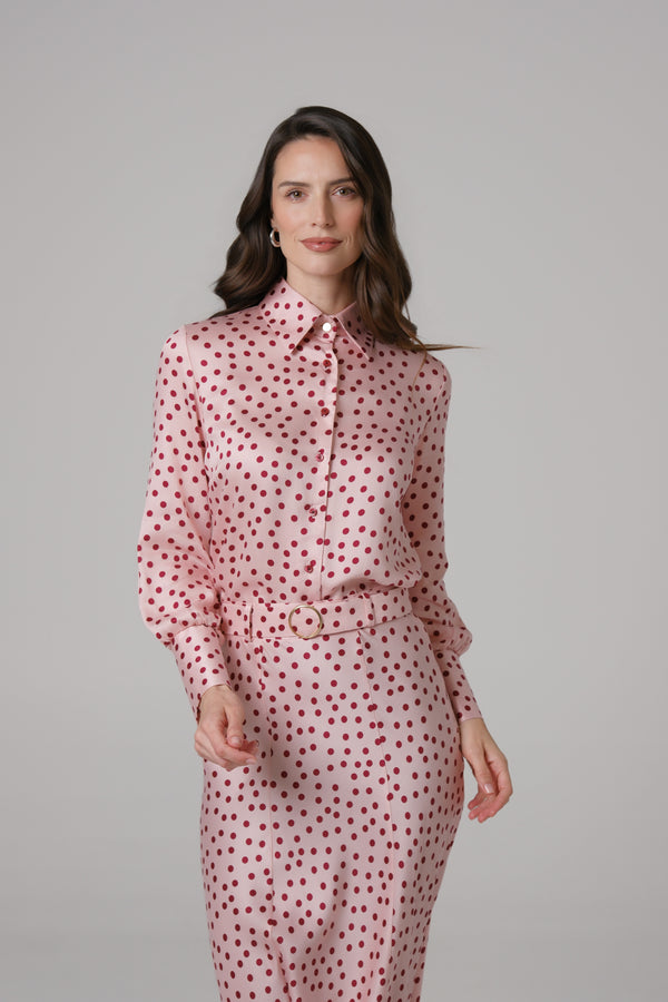 Ženska bluza roze tufna 100% VISKOZA