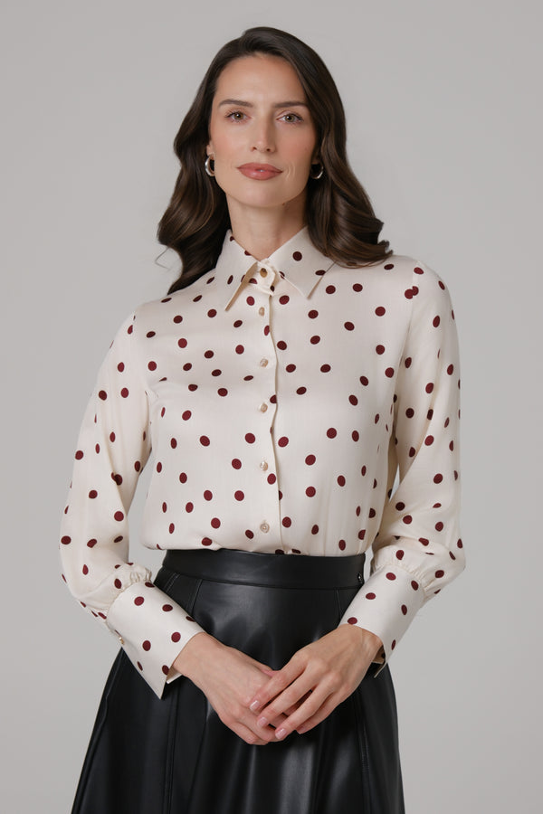 Ženska bluza BORDO TUFNA 100% VISKOZA