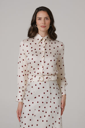 Ženska bluza BORDO TUFNA 100% VISKOZA