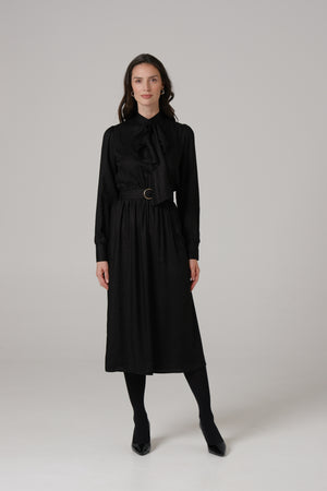 Hajdučica ženska haljina CRNA