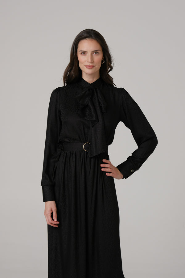 Hajdučica ženska haljina CRNA