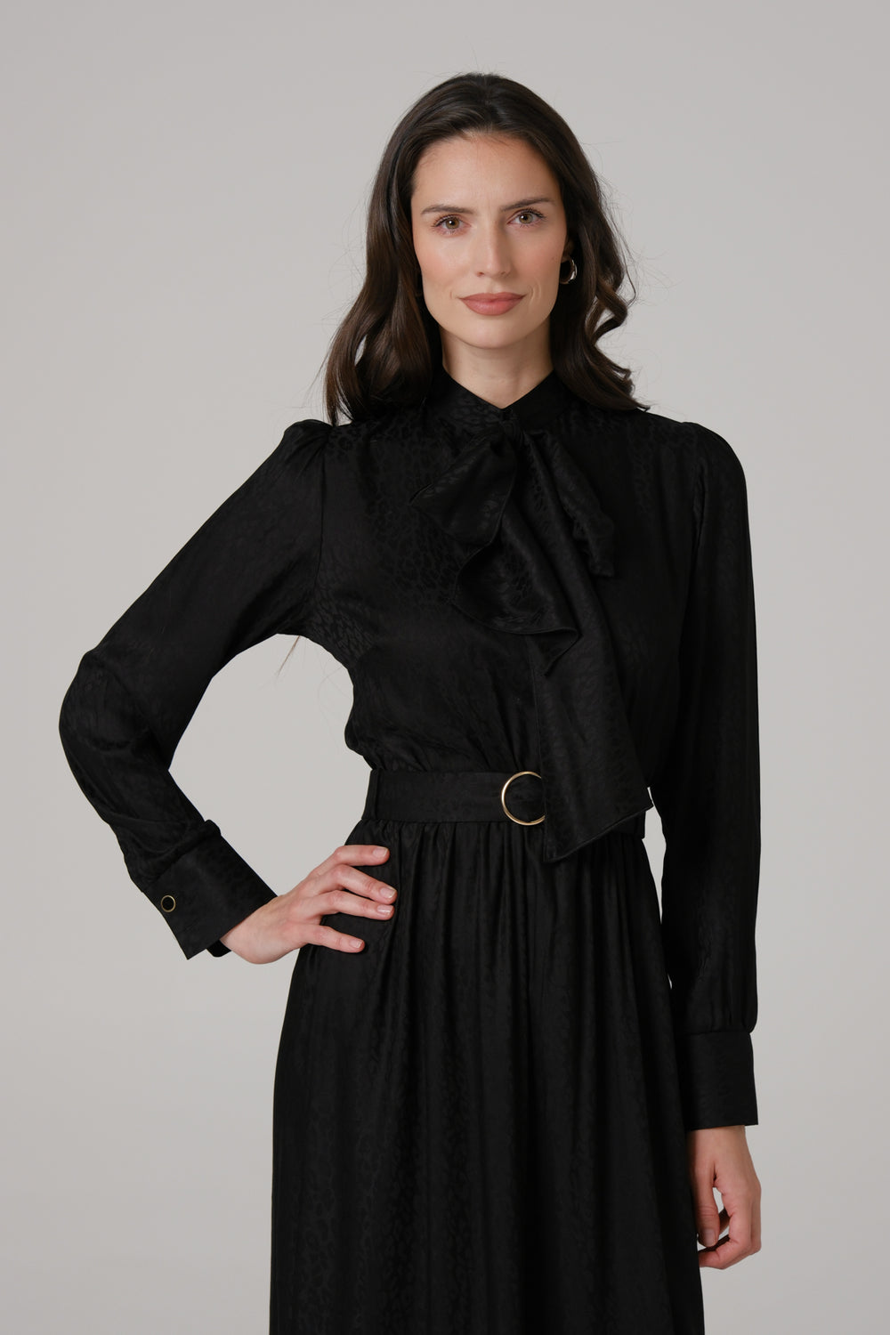 Hajdučica ženska haljina CRNA