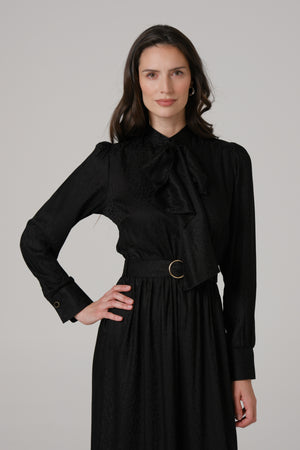 Hajdučica ženska haljina CRNA