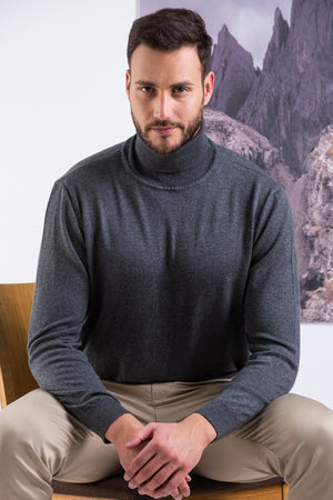 Muška rolka SIVA AKCIJA