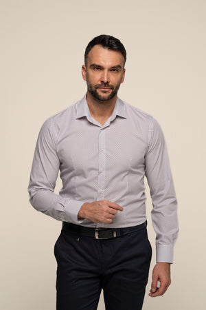 ERIĆ DUPLO strukirana muška košulja
