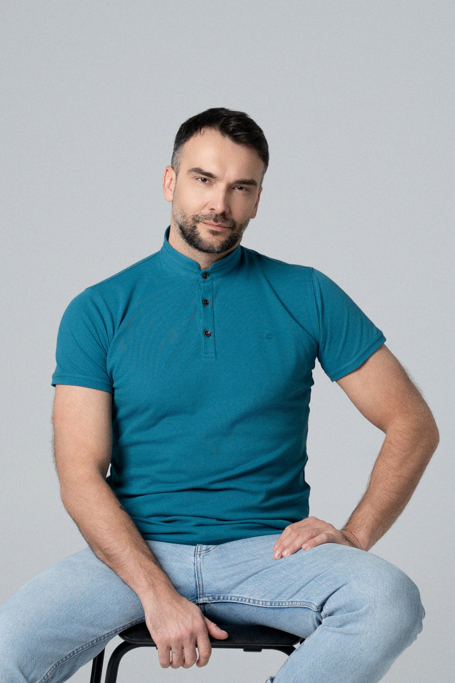 Muška polo majica ruska kragna