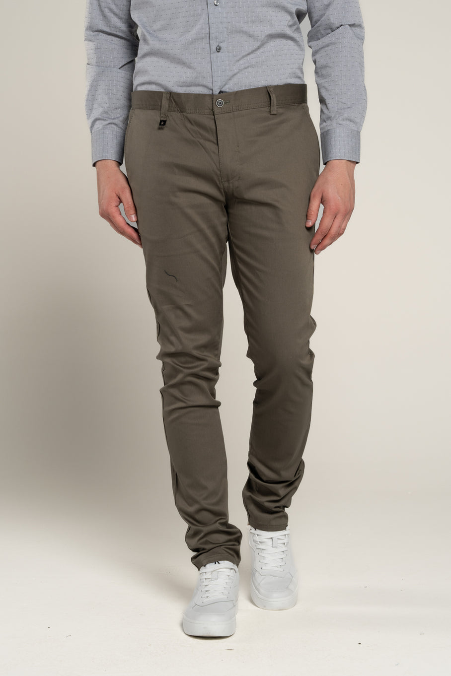 Muške pantalone SLIM FIT zelene