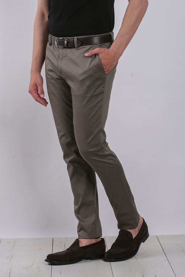Muške pantalone SLIM FIT zelene