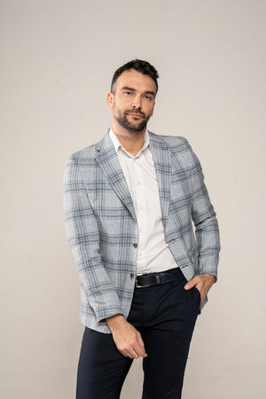 Muški sako plavi KARO 6/24